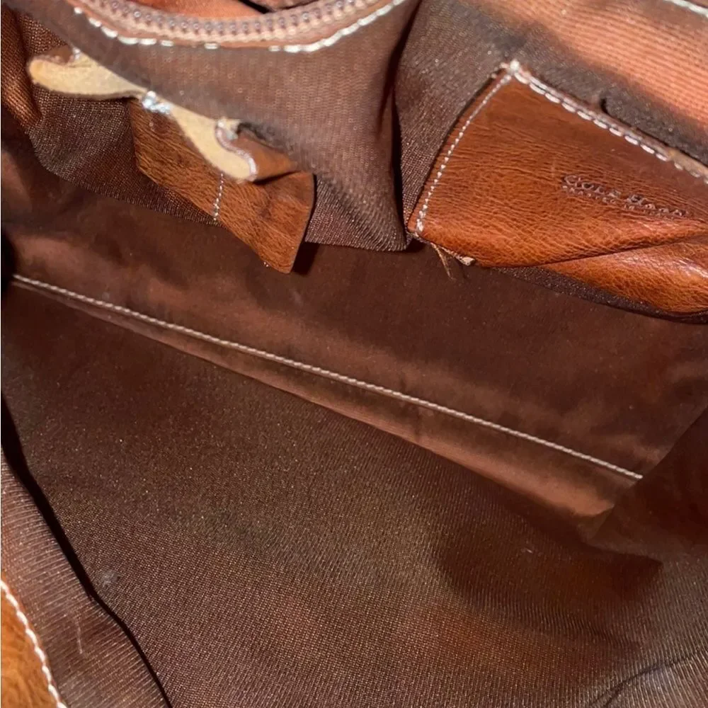 Cole Haan Tan Leather Backpack